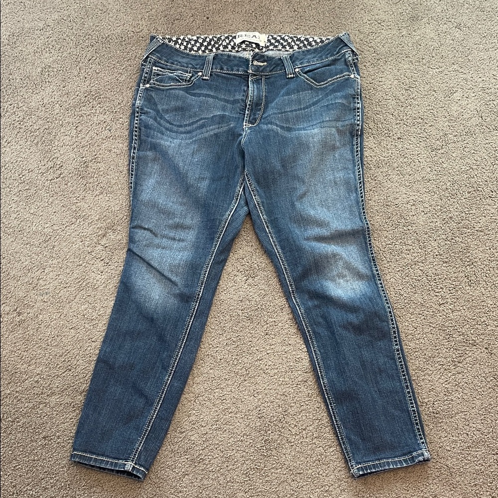 Ariat Blue Ankle Jeans for Women